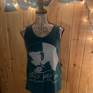 💚💙🍺 District Teal Graphic Brewery Tank Top 🍺 💚💙